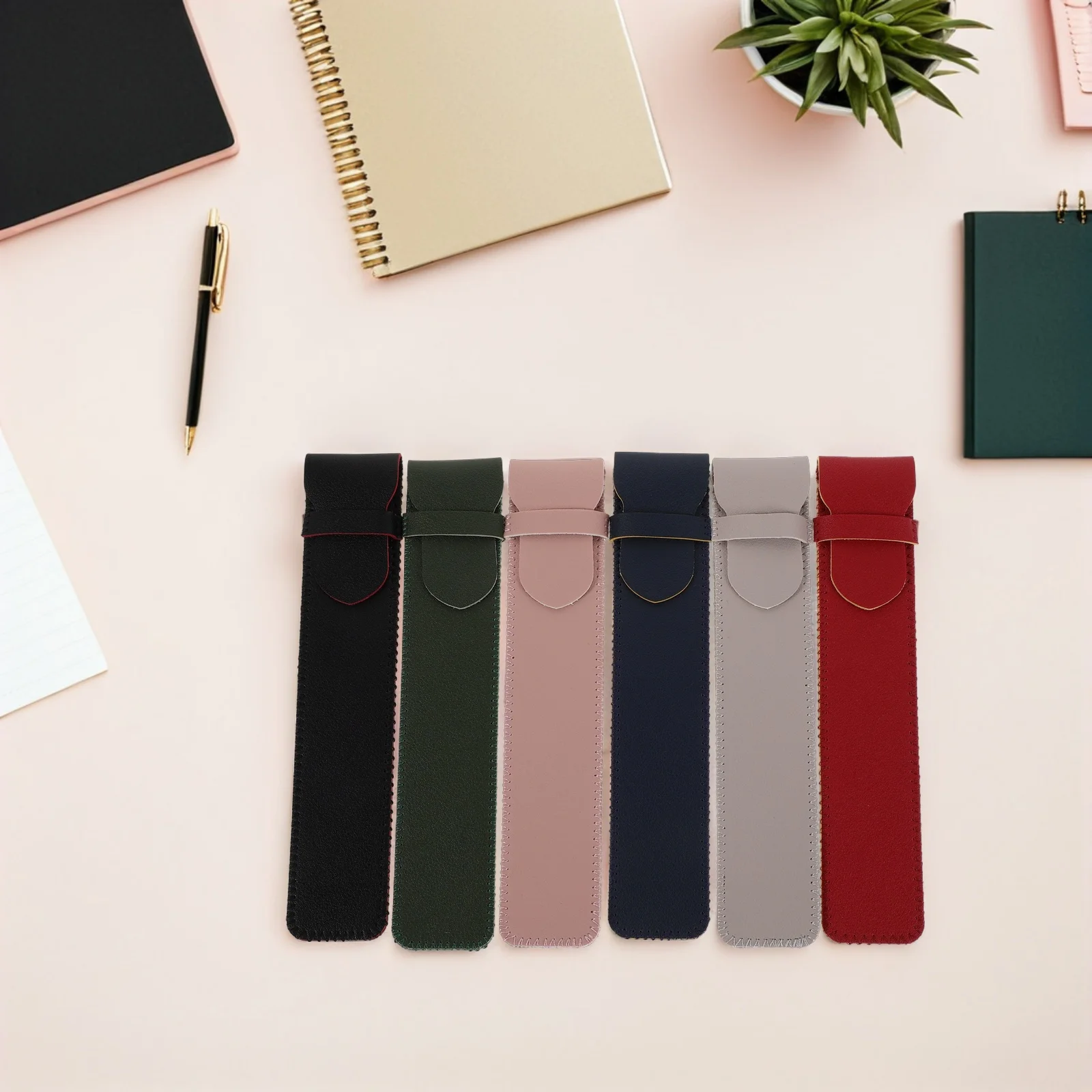 6pcs Capacitive Stylus Pen Case Protective Pouch For Touchscreen Tablet Mobile Phone Drawing Writing Lightweight Portable School