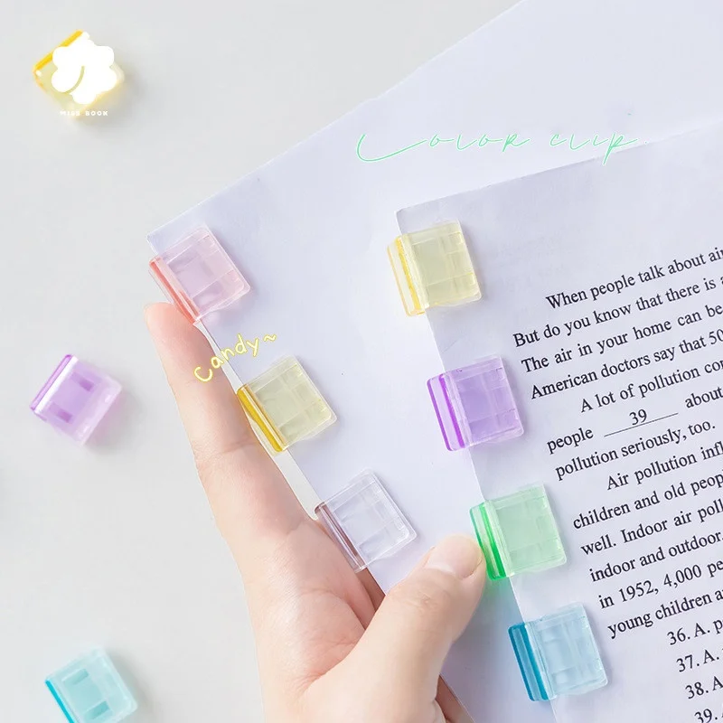 

Push pull file clip plastic file storage clip