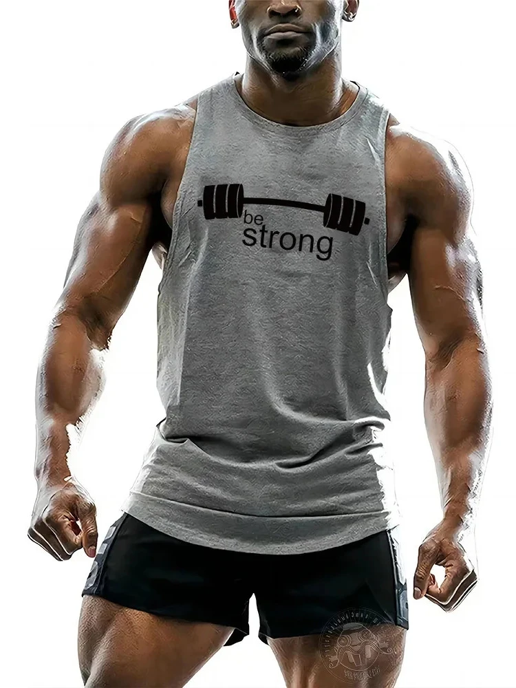 

Men's Muscle Sleeveless Tank Top Fashion Fitness Sports Shirt Men's Bodybuilding Fitness Tops Men's Fitness Tank Top Plus Size