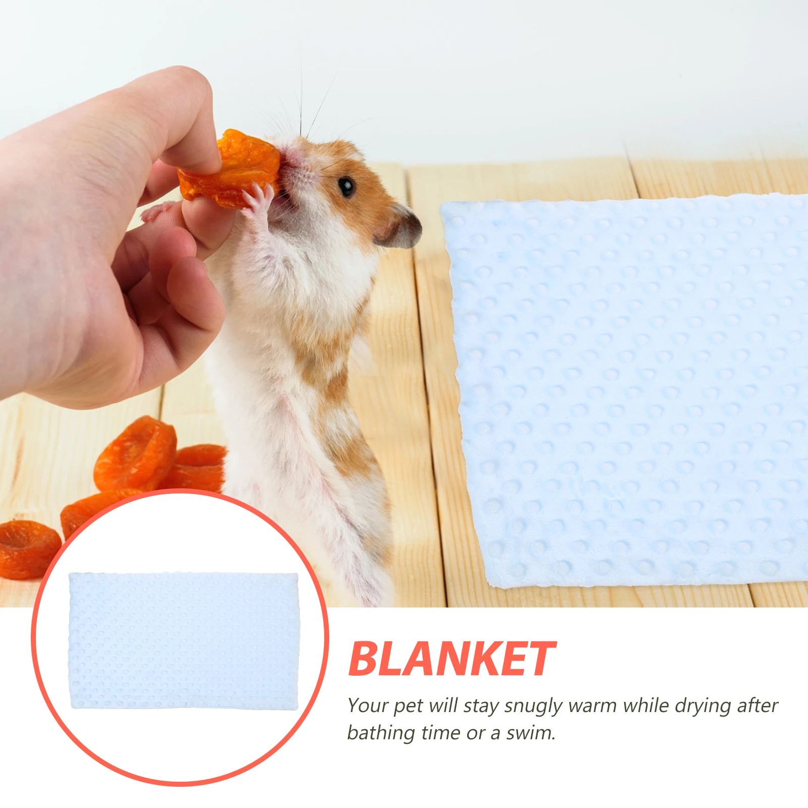 

Warm Fleece Guinea Pig Blanket Super Absorbent Lightweight Pet Towel for Bath Grooming Travel Kennel Cage Liner Small Animals