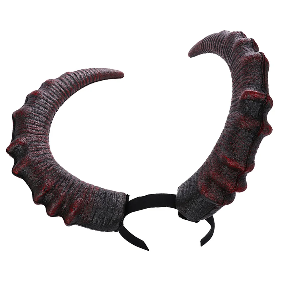 Demon Horn Headband Hairband Ox Costume Horns Cosplay Sheep Headbands Girls Women Man