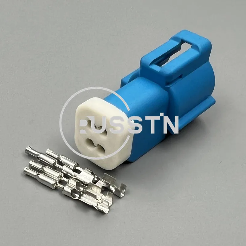 1 Set 4 Pin 1.5 Series Automotive Modification Accessories Connector AC Assembly Blue Waterproof Plug With Terminal