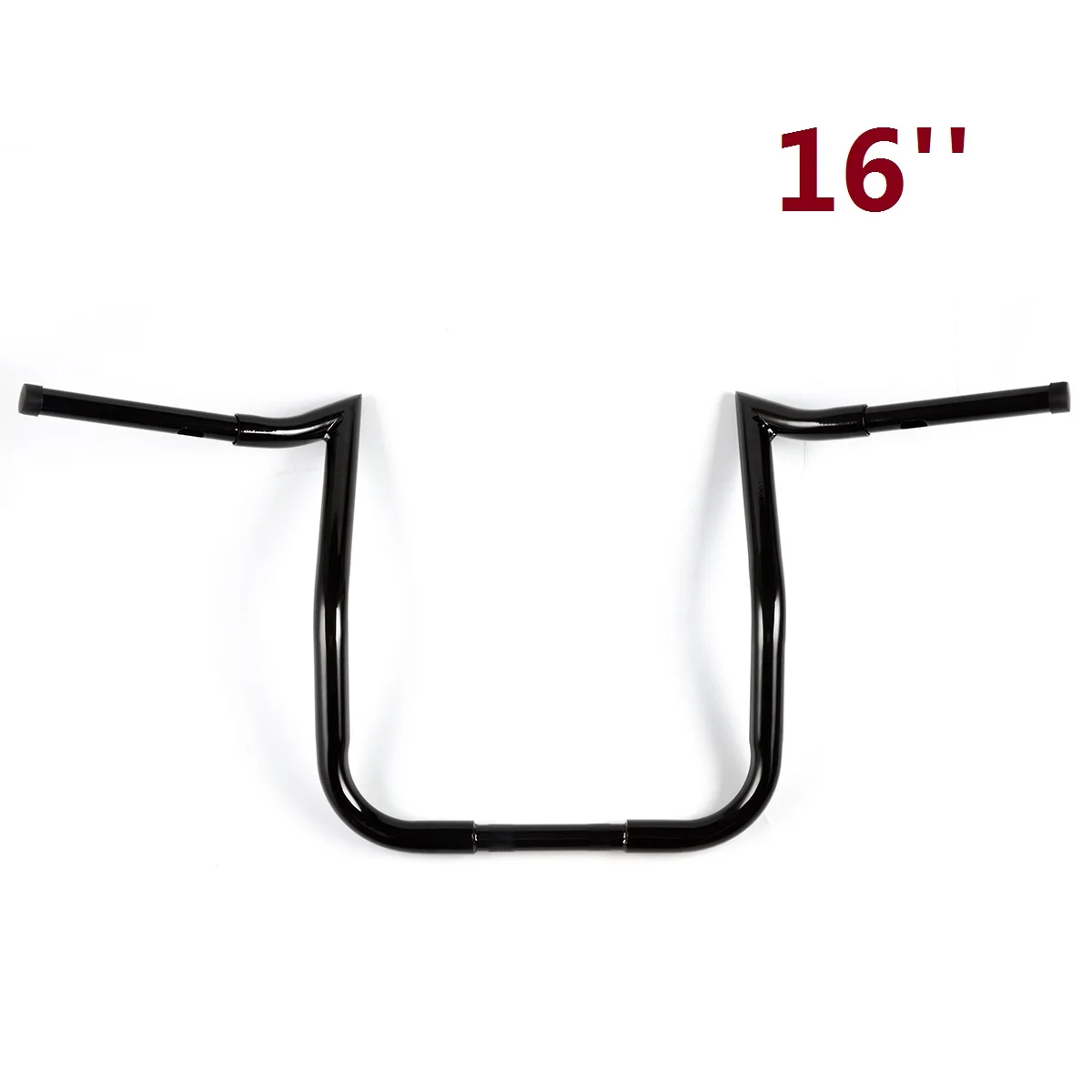 

BLACK 1-1/4" Handlebar for Harley 16" Rise Monkey Bagger Bar Electra Glide FLHTC Batwing Fairing 37" Ape Hanger Bar