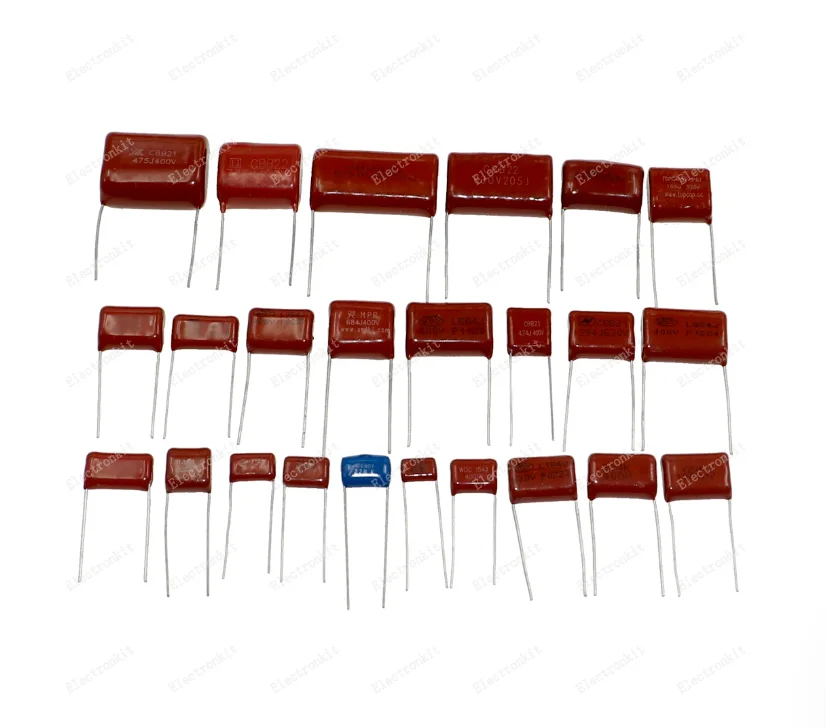 10pc 472J 104J 224J Polypropylene Film Capacitor CBB 1KV 0.001UF 1NF 1000PF 2.2NF 4.7NF 0.1UF 100NF 0.22UF 220NF 1000V 102J 222J