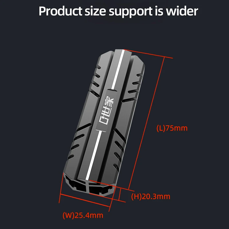 ヒートシンクTEUCER-M.2 2280 ssd m.2 nvme,アルミニウム冷却ベスト,サーマルシリコンパッド付きpc効率的