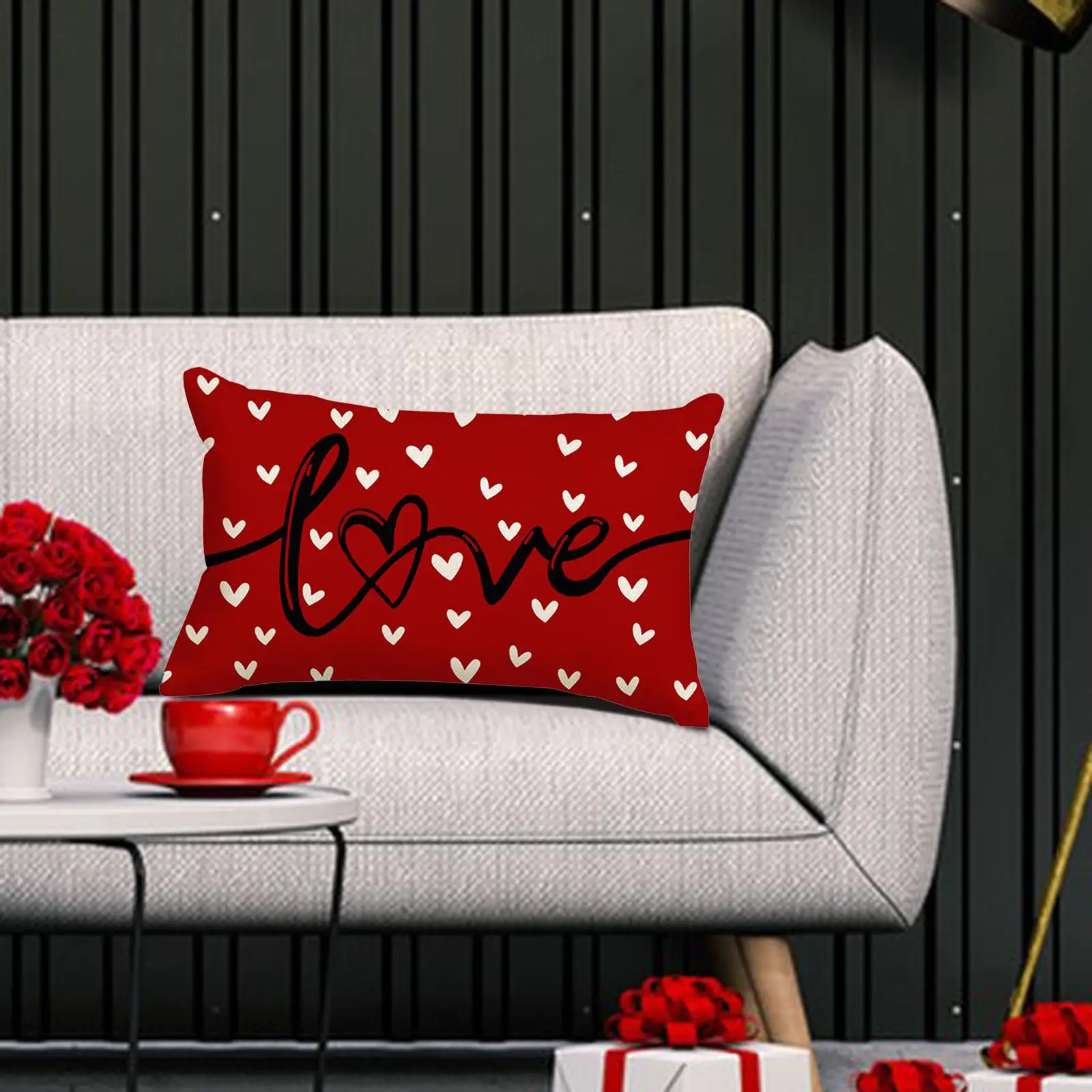 Valentines Day Pillow Cover Sofa Pillow Cover for Wedding Party Housewarming