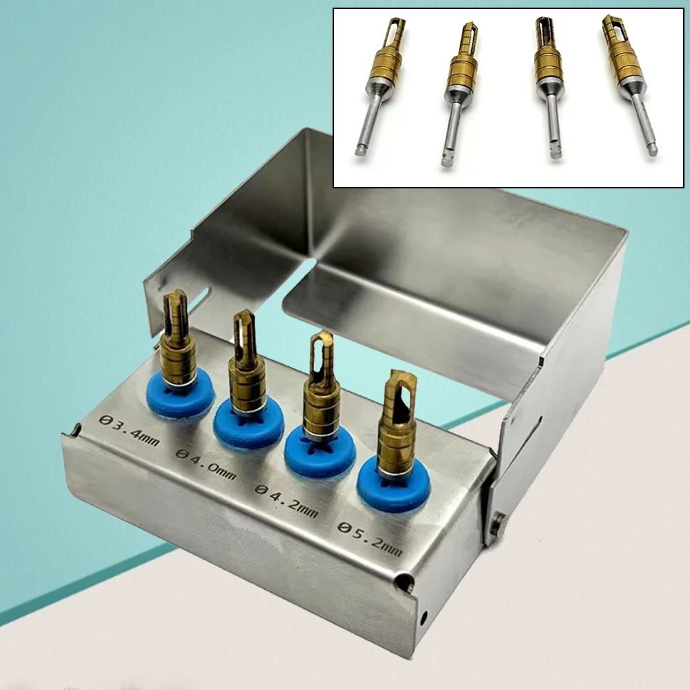

Professional Dental Bone Collector & Grinder, High Precision Surgical Tool for Dental Implant Kit, Self-Grinding Bone Meal Drill