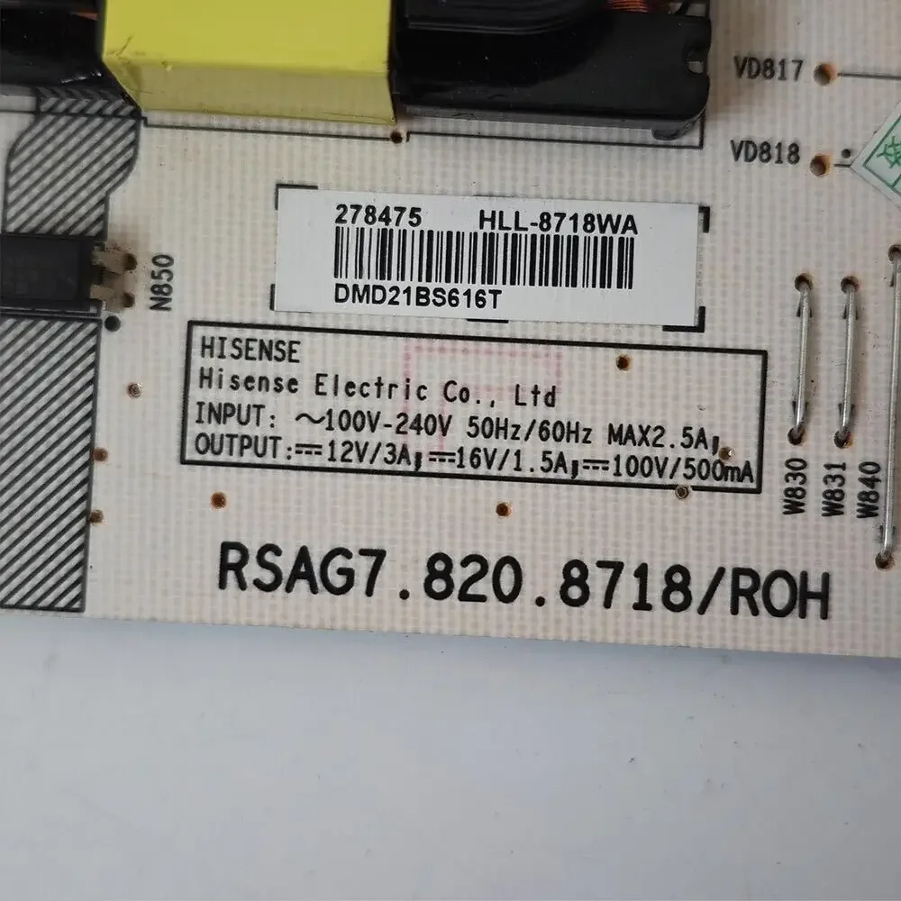 Genuine RSAG7.820.8718/ROH 278475 HLL_8718WA 4pin Power Supply Board Has Been Tested Works Normality