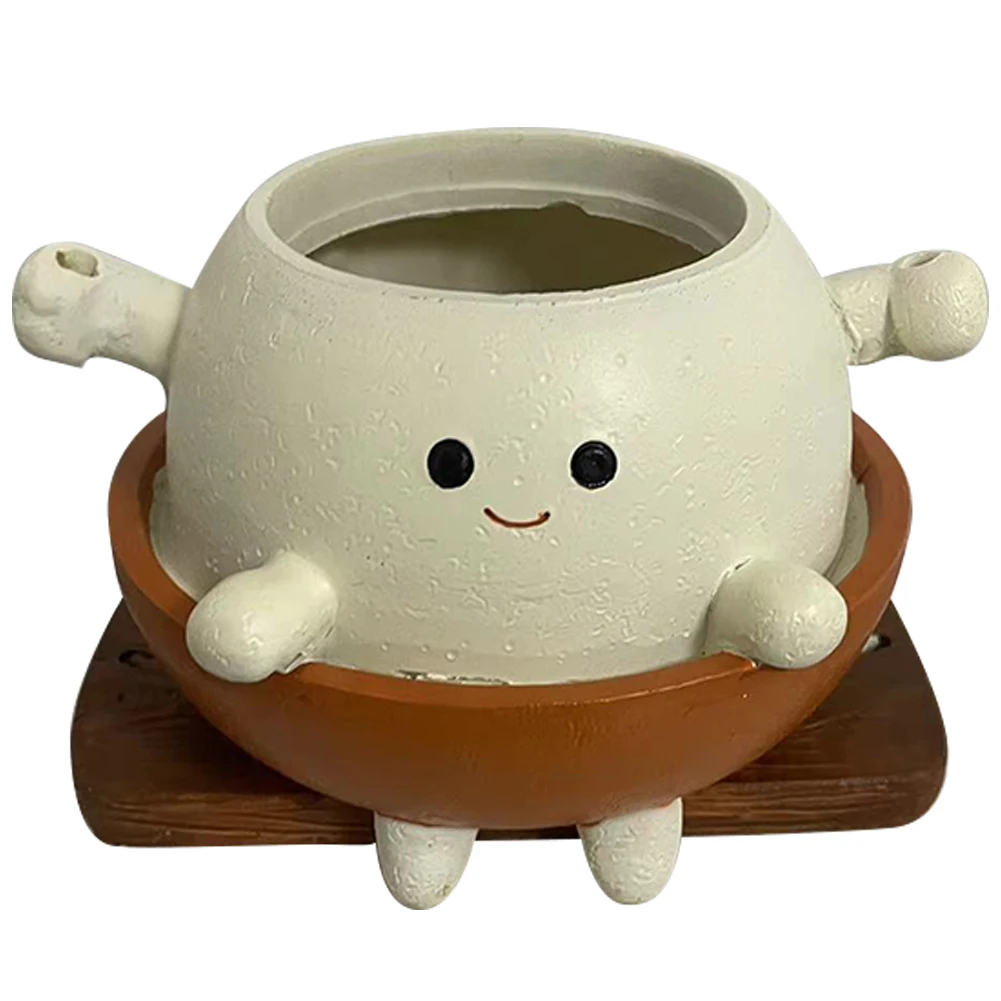 

Подвесное кашпо-фигурка с улыбающимся лицом для суккулентов и растений, милый улыбающийся цветочный горшок для суккулентов типа «Гирлянда из жемчужин»