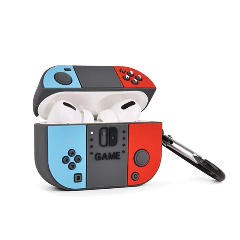 3D геймпад для Airpods Pro 2, силиконовая беспроводная зарядная коробка для наушников Airpods 3, 2, 1, чехол для Airpods Pro