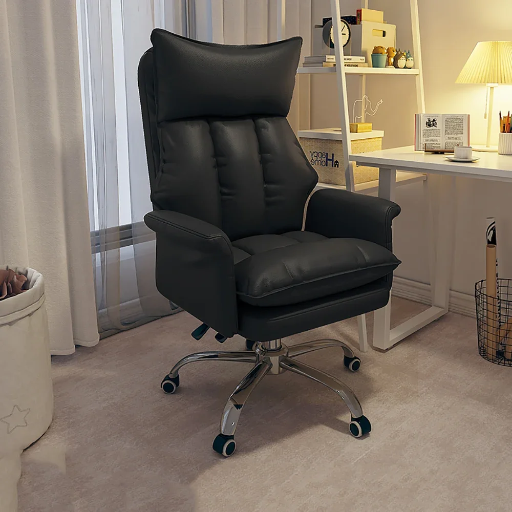 

Nordic Office Chair Decoration Comfortable Wheels Ergonomic Lazy Gaming Modern Luxury Furniture