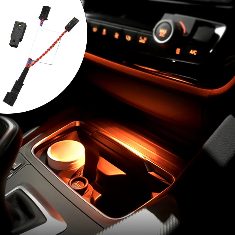 

Car ashtray ambient light for BMW F30 F31 F32 F33 F34 F36 F80 3 4 Series Central Environment Light Upgrade Light