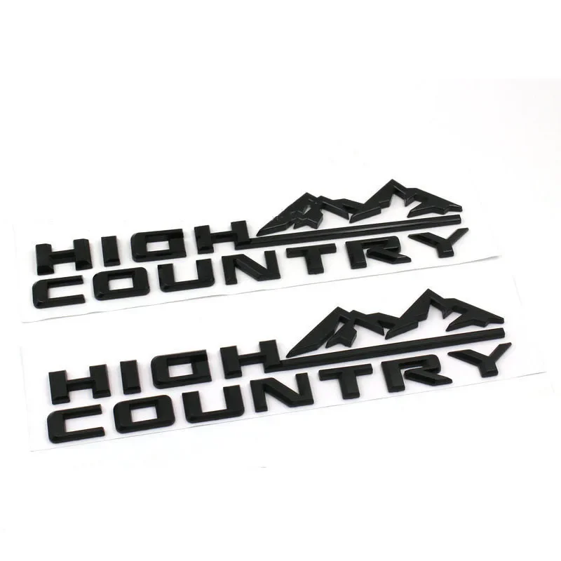 

HIGH COUNTRY Car Body Trunk Emblem Sticker for Chevrolet AVEO Blazer BOLT CAPTIVA Cavalier TRAVERSE TRAX ONIX Accessories