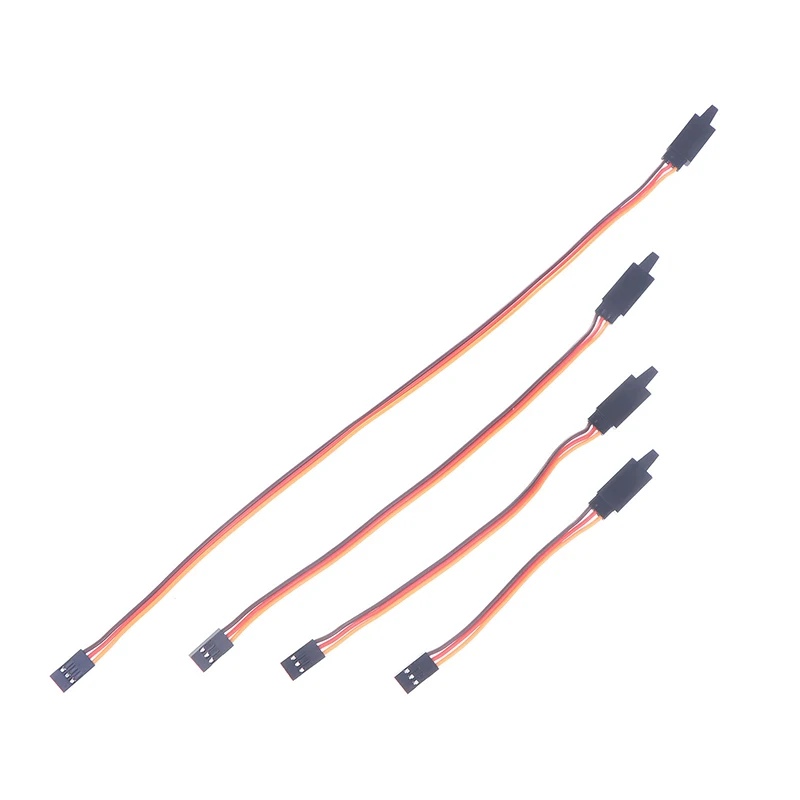 10Pcs 10-100CM Extension Lead Wire Cable Anti-Loose 60 Core Servo For RC JR Male To Female Model Aircraft Adapter Cable view 5