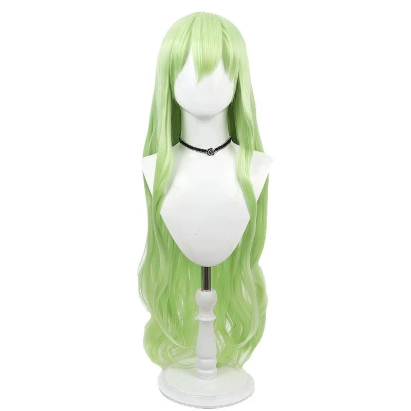 لعبة الأزرق الأرشيف تاتشيبانا هيكاري شعر مستعار تأثيري المرأة لوليتا الأخضر الشعر الطويل مقاومة للحرارة شعر مستعار اصطناعي دعامة الهالوين #5