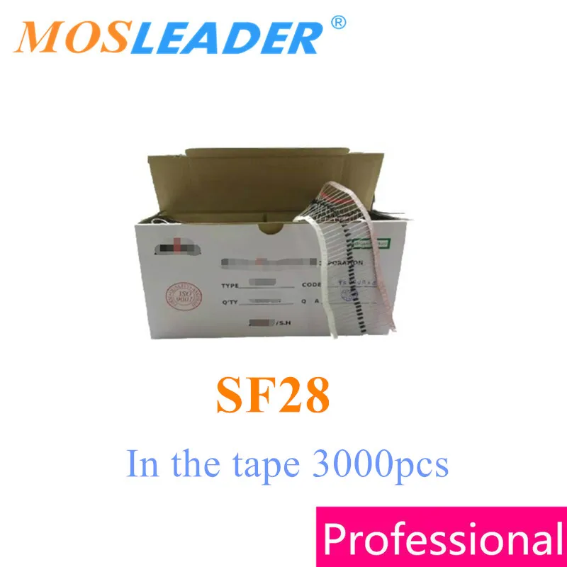 Mosleader SF28 DO15 3000PCS In the tape 2A 600V Made in China High quality