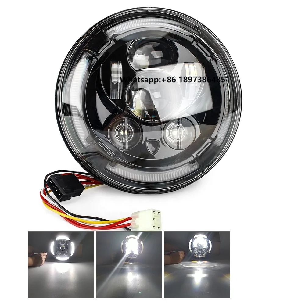 

Motorcycle Front Head Lights LED Headlamp for Ducati Scrambler Urban Enduro 2016-2018 Sixty2 Full Throttle