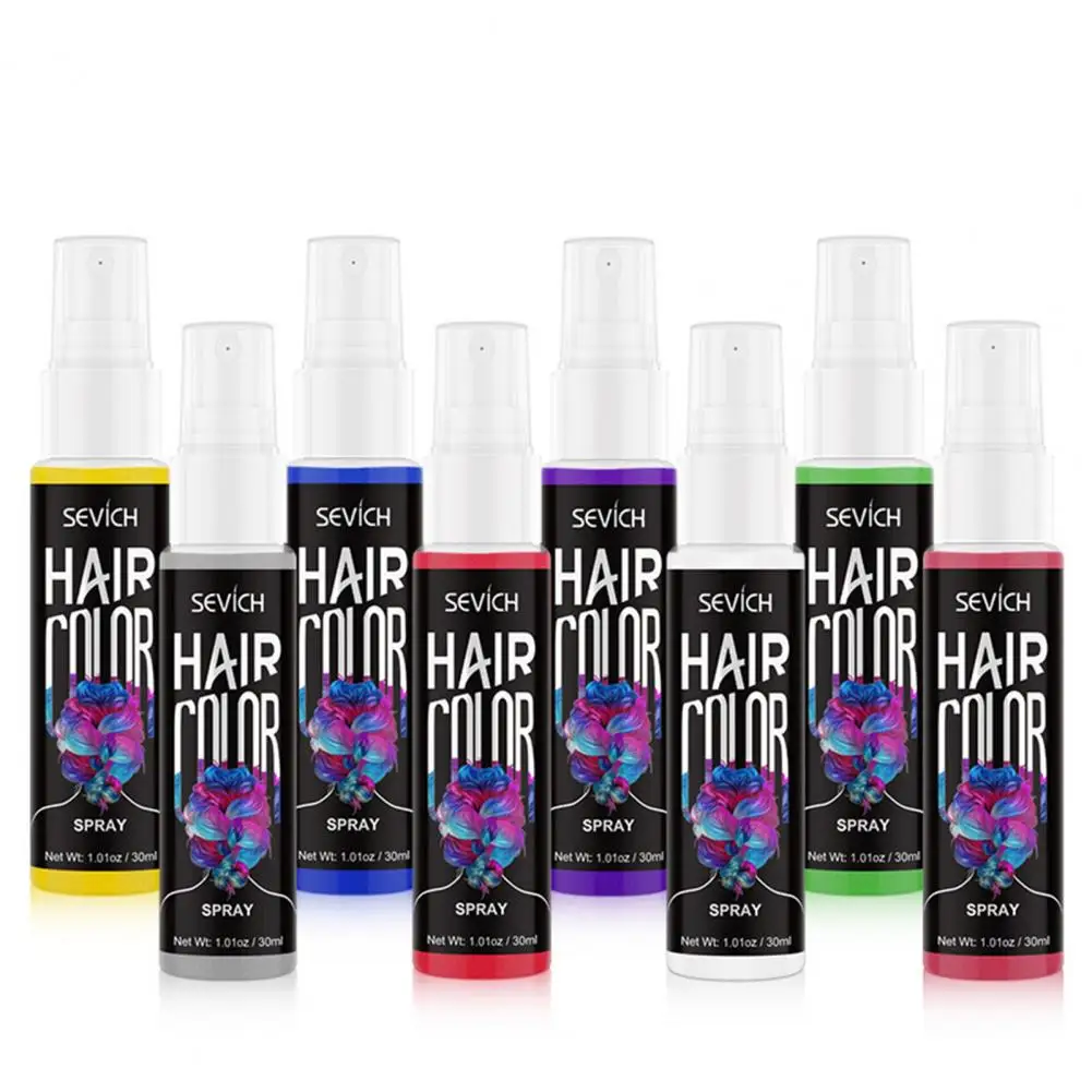 30ml Hair Glitter  Durable Fashion Hair Color Spray  One-time Hair Color