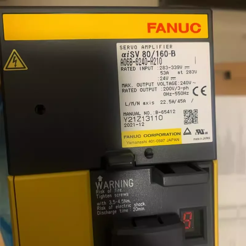 

A06B-6240-H210 New Fanuc Servo Driver IN STOCK Fast ship