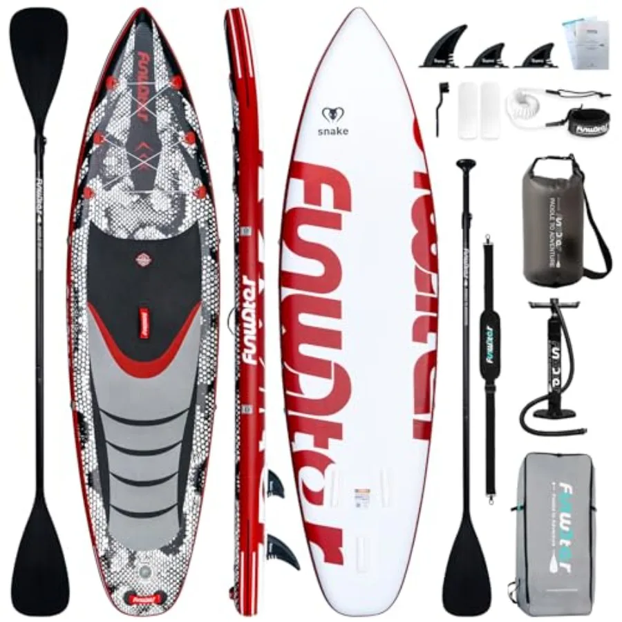 

Inflatable Stand Up Paddle Board for adults and youth, drop-stitch PVC, navy blue, ultra-wide stable design with non-slip comfo