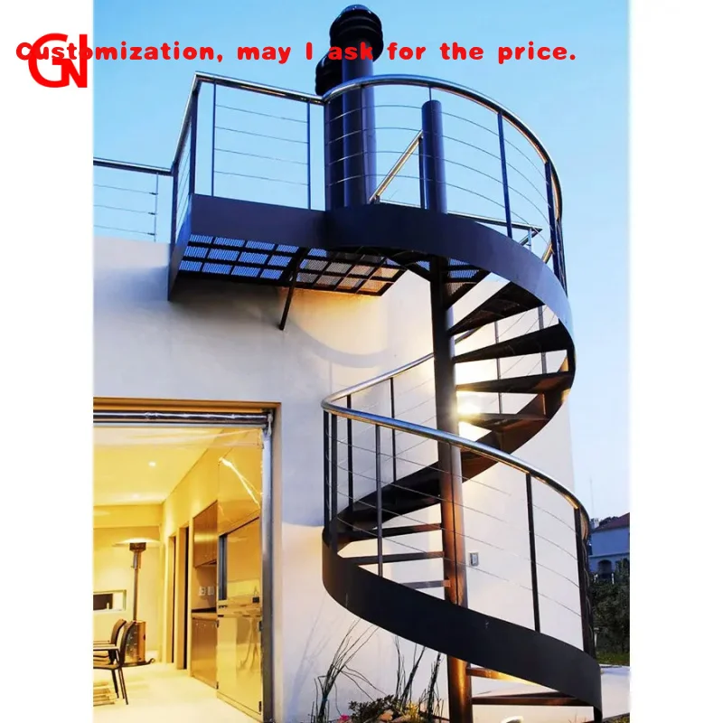 

на заказ. Фабрикаты напрямую продаются современные лестницы и вращающиеся лестницы в помещении с металлической структурой.