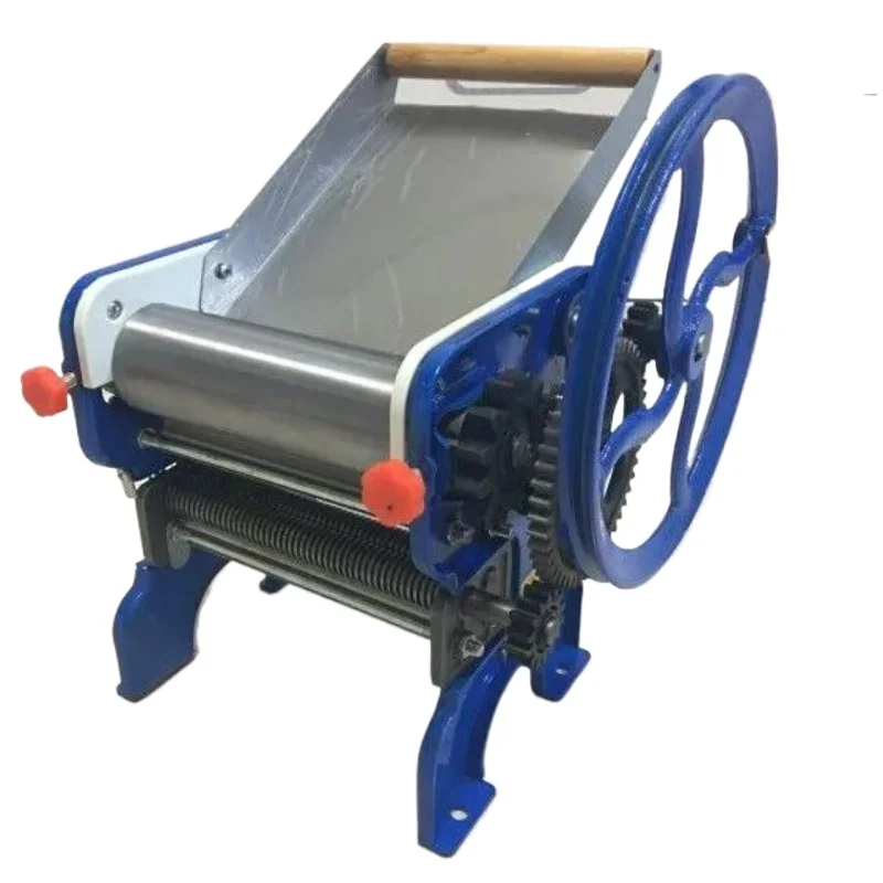 Hand crank press 180-4 double knife manual noodle mill rolling machine chaotic leather