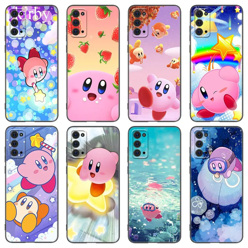 Cute K-kirbys Game Phone Case For Samsung Note 8 9 10 Lite 20 Ultra M40 M60 M80 S M14 M32 M33 5G M04 M10 M11 M12 M20 M22 M30 M31