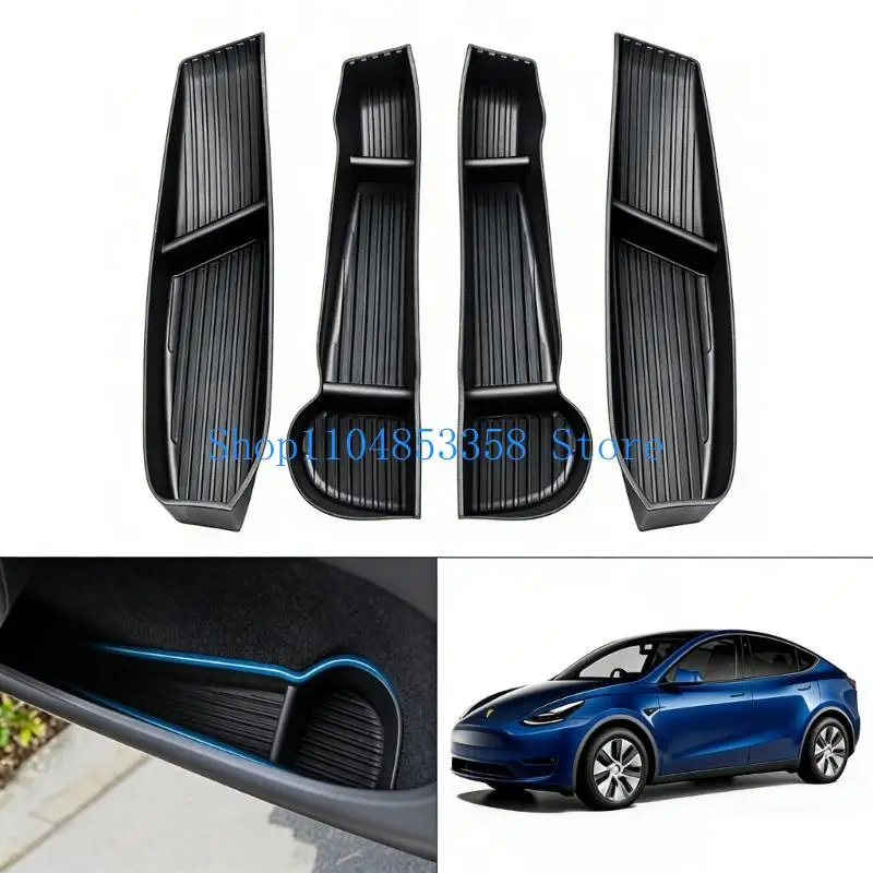 

652F Automotive Door Storage Unit No Equipment Needed Stackable ABS Rack For Selected Tool Supplies Camping Gear