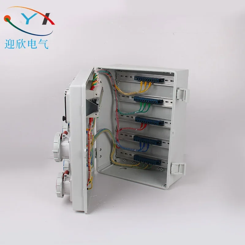 Power Plug Box Panel Board Socket Outlet Box Newest Ce Industrial Distribution Outdoor Standard Grounding 32A CE ROHS Plastic