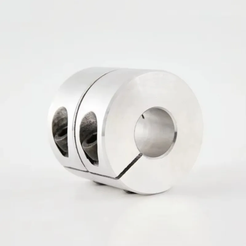 D40L66 Aluminum Clamp Screw Rigid Shaft Coupling Spline Shaft Couplings