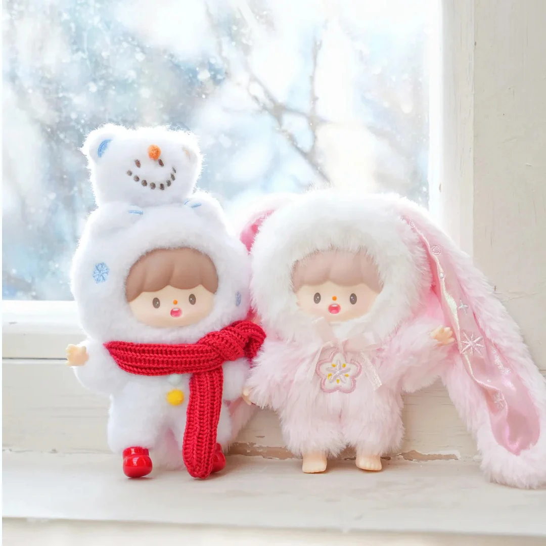

Finding Unicorn Zhuo Dawang Winter Little Happiness series Cute Vinyl Blind Box Rabbit Doll Collectible Giving Gift For Kids