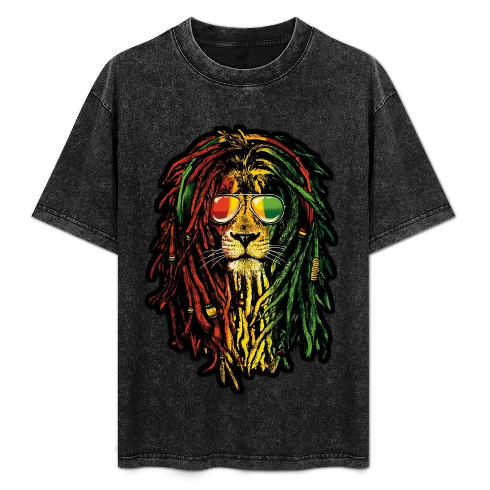 

Bob Marley Lion T-Shirt T-Shirt Aesthetic clothing funny costumes t shirt men 100℅ cotton