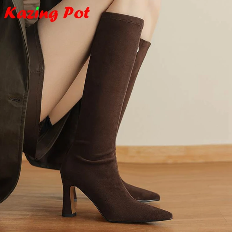 Flock Pointed Toe S… - image