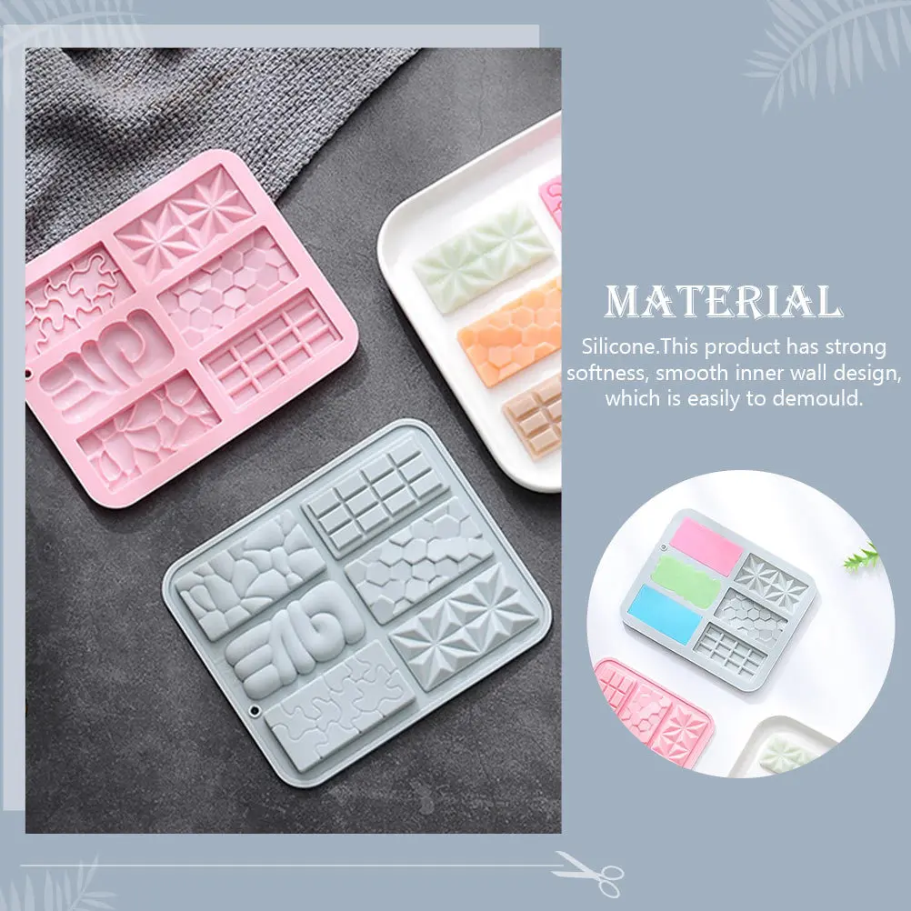 

2Pcs Silicone Chocolate Molds Household Cake Baking Molds Nonstick Soft Flexible Multipurpose Kitchen Supplies