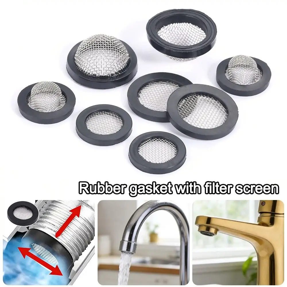 

1PC Water Clean Flat Rubber Washer Joint Percolator 1/2''~1'' O-Ring Seal Hose Gasket Filter Water Pump Fitting
