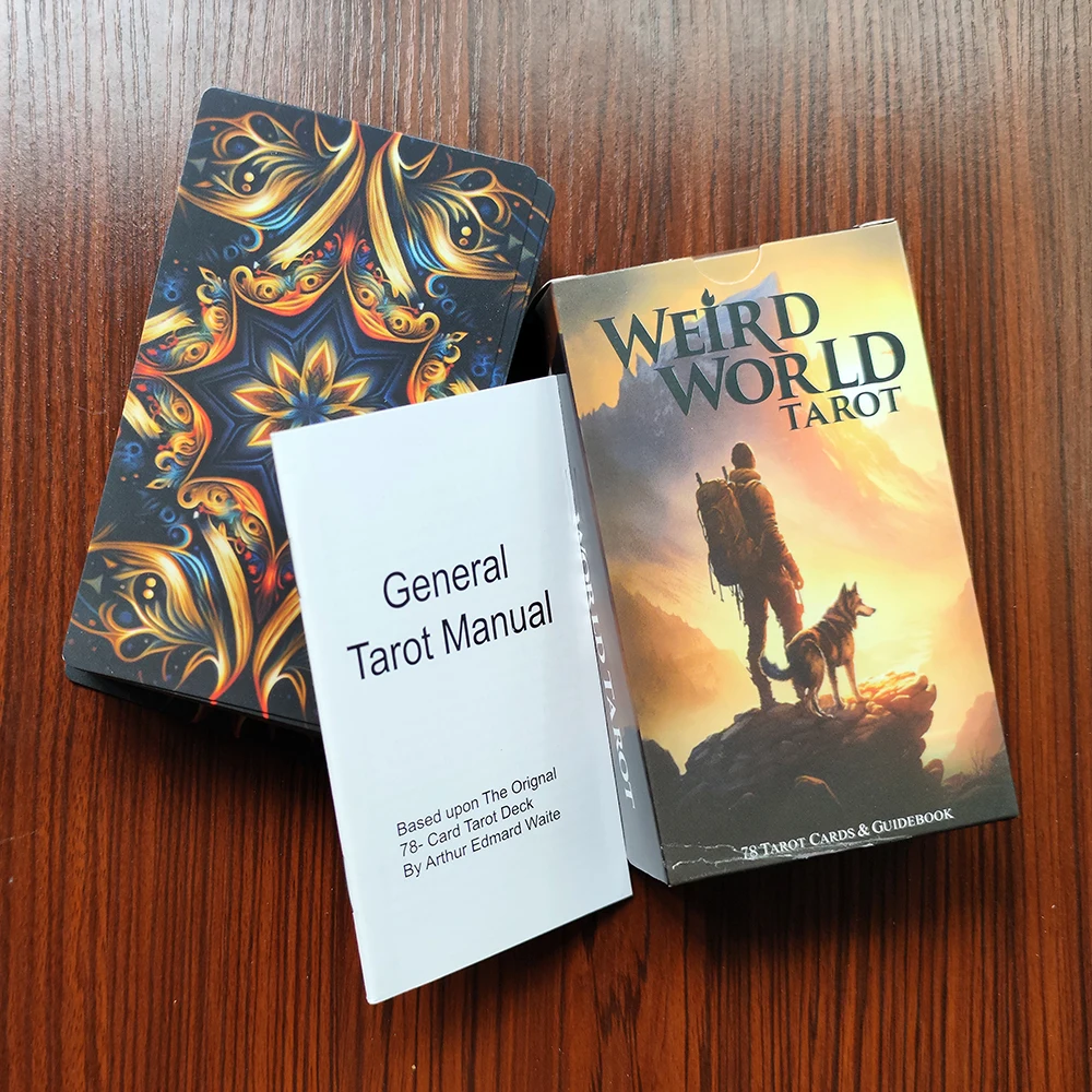 12×7CM cards. borderless Weird World Divination Tarot card Deck Unique The sturdy card stock Tarot card Prophet Prophecy