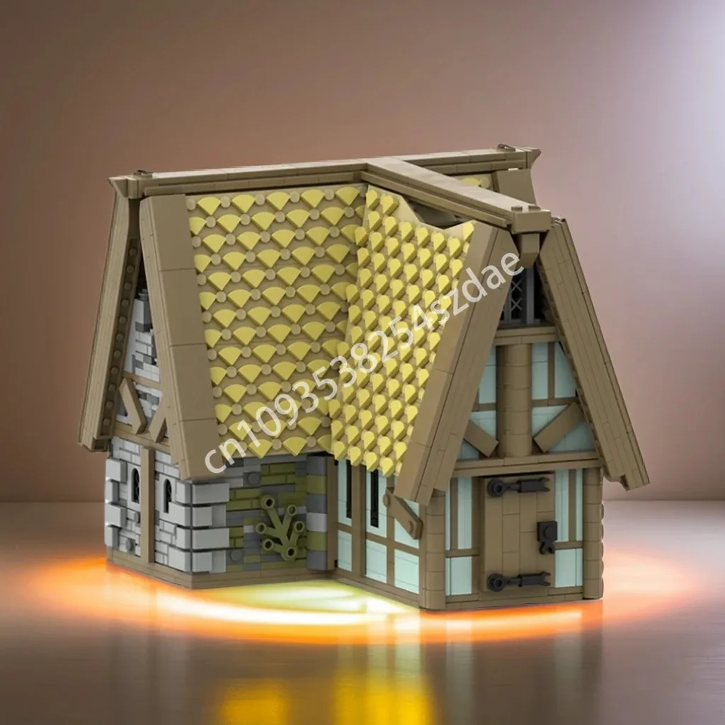 

1552 шт. MOC Breezehome Замок Skyrim Строительные блоки для подростков Дети День рождения Рождественская игрушка Подарок