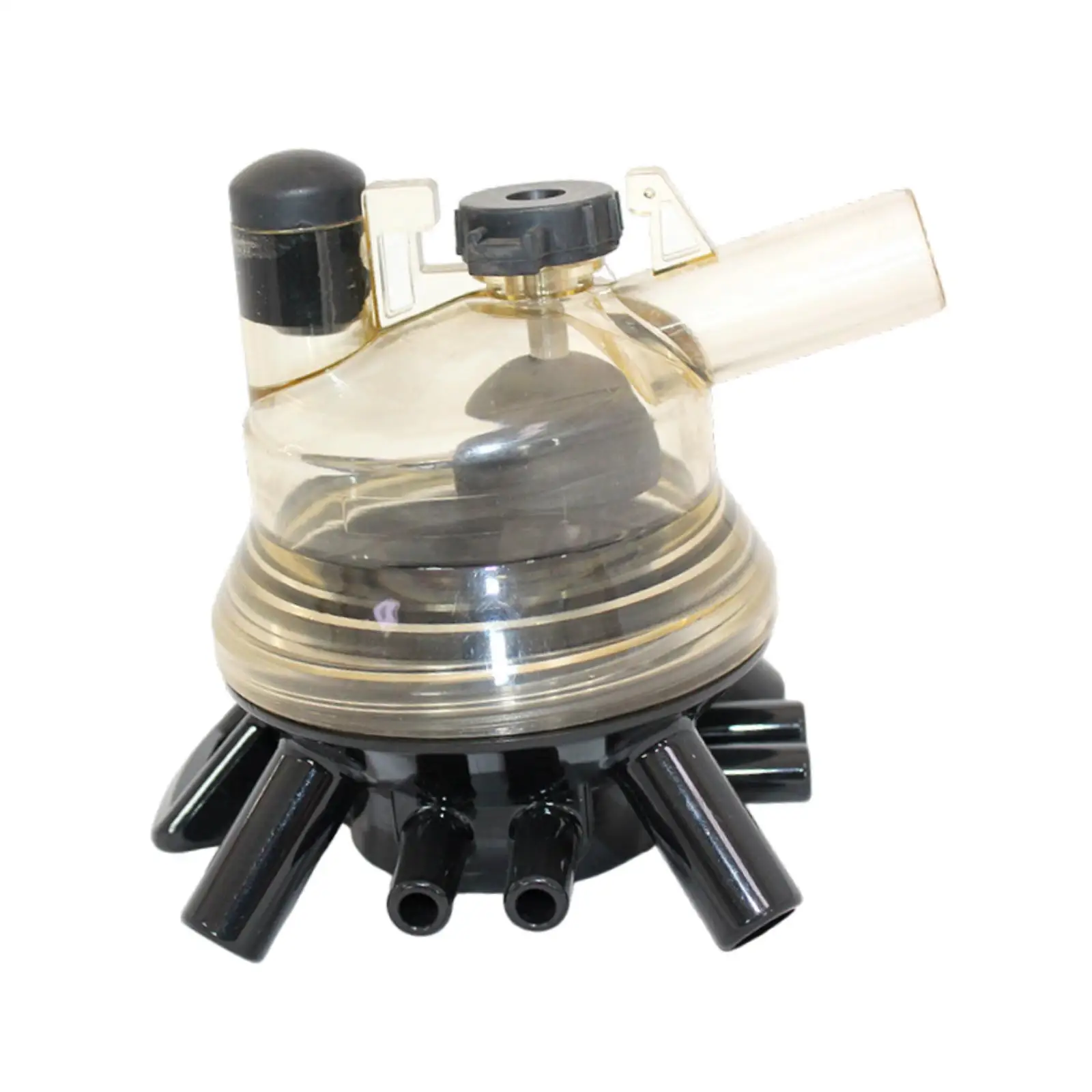 Cow Milk Collector Milking Supplies Easy Connection Lightweight with Vacuum Pressure Release Valve Small Vacuum Pump Collector