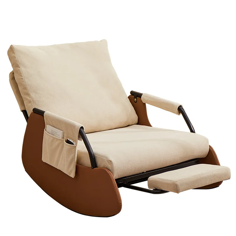 

Lazy sofa single rocking chair living room light luxury household rocking chair