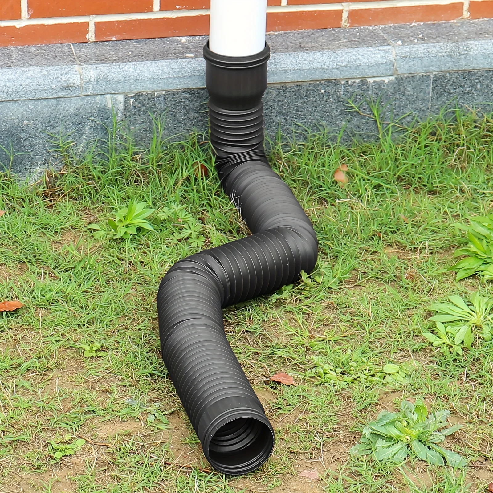 Rain Gutter Downspout Extensions Flexible Drain Downspout Drain Extender Gutter Connector Rainwater Drainage