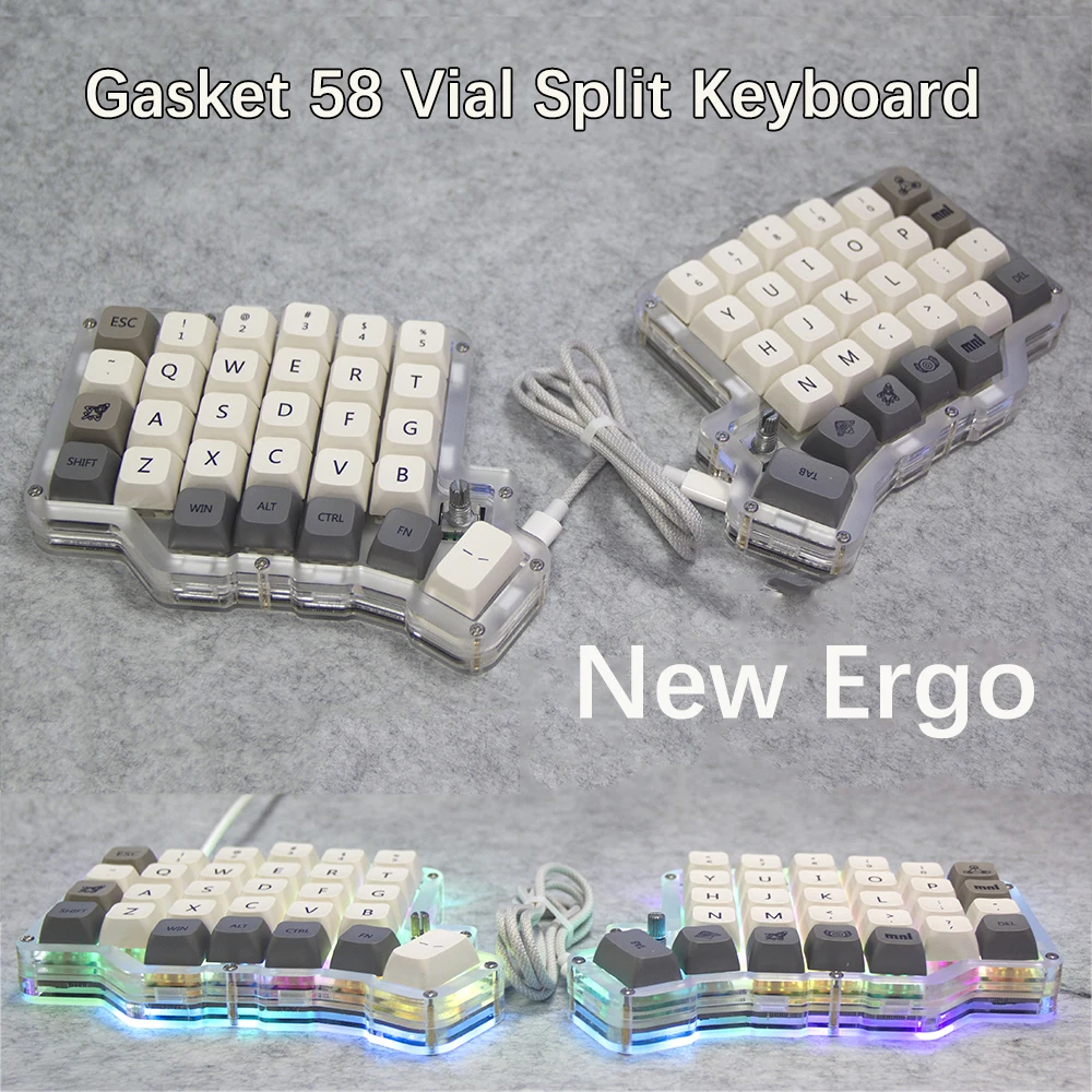 DEBROGLIE Wired Full Keyboard  - đánh giá và giá Desk Setup Programmer