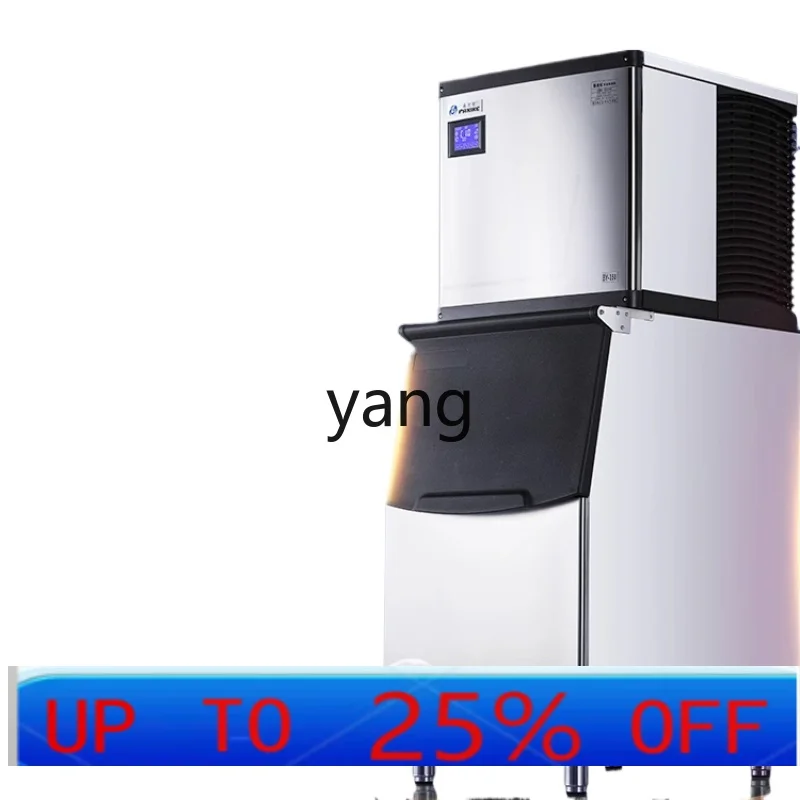 lCX Ice Machine BY-700 Pounds Split Crescent Ice Commercial Large Capacity 318kg