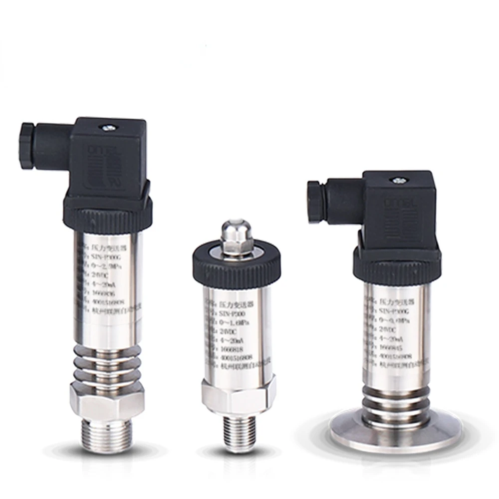 High Temperature Hydraulic Sanitary Pressure Transmitter with 4-20mA Output can be Measure Liquid Steam Pressure Transducer