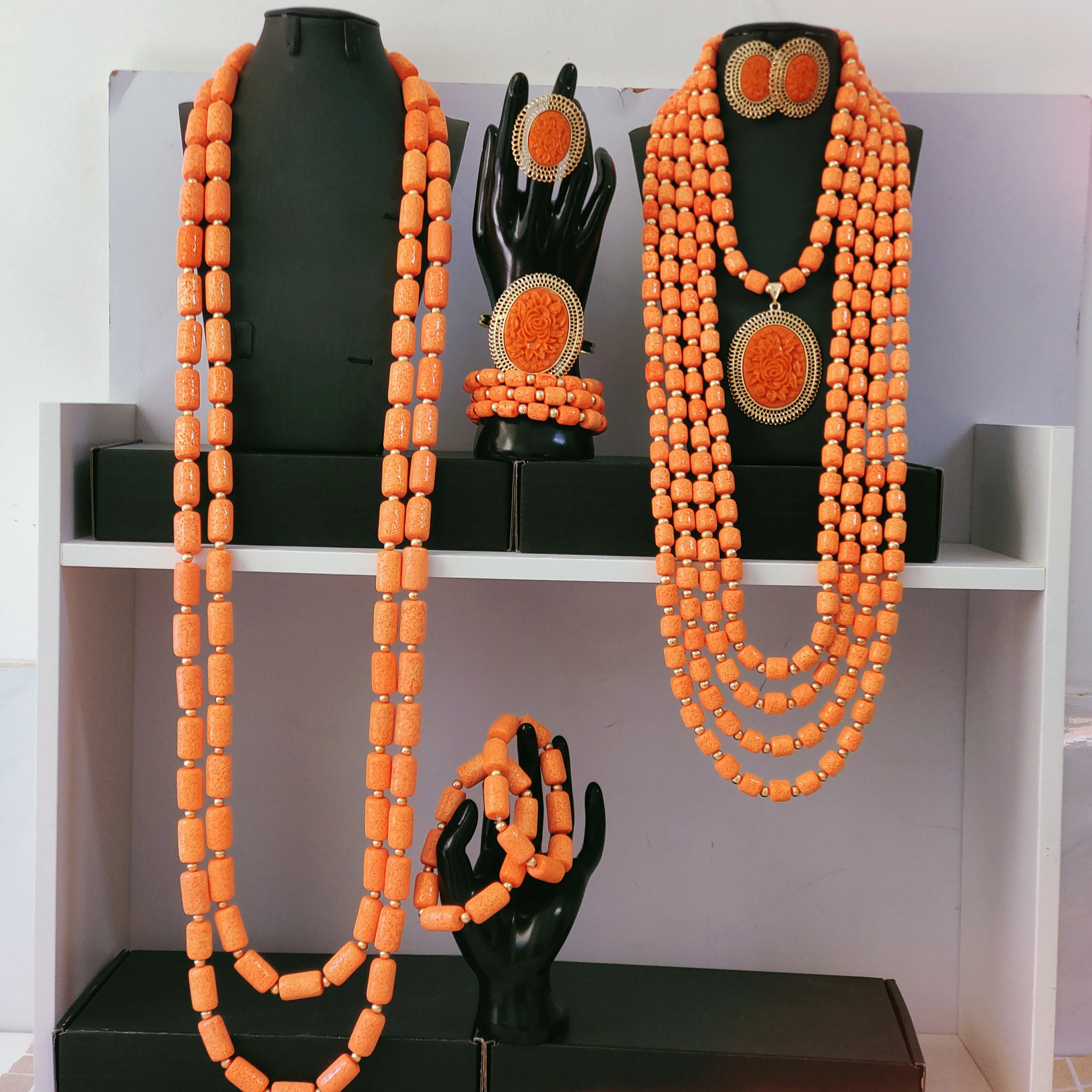 Igbo Coral Bead 7 Igbo Coral Bead