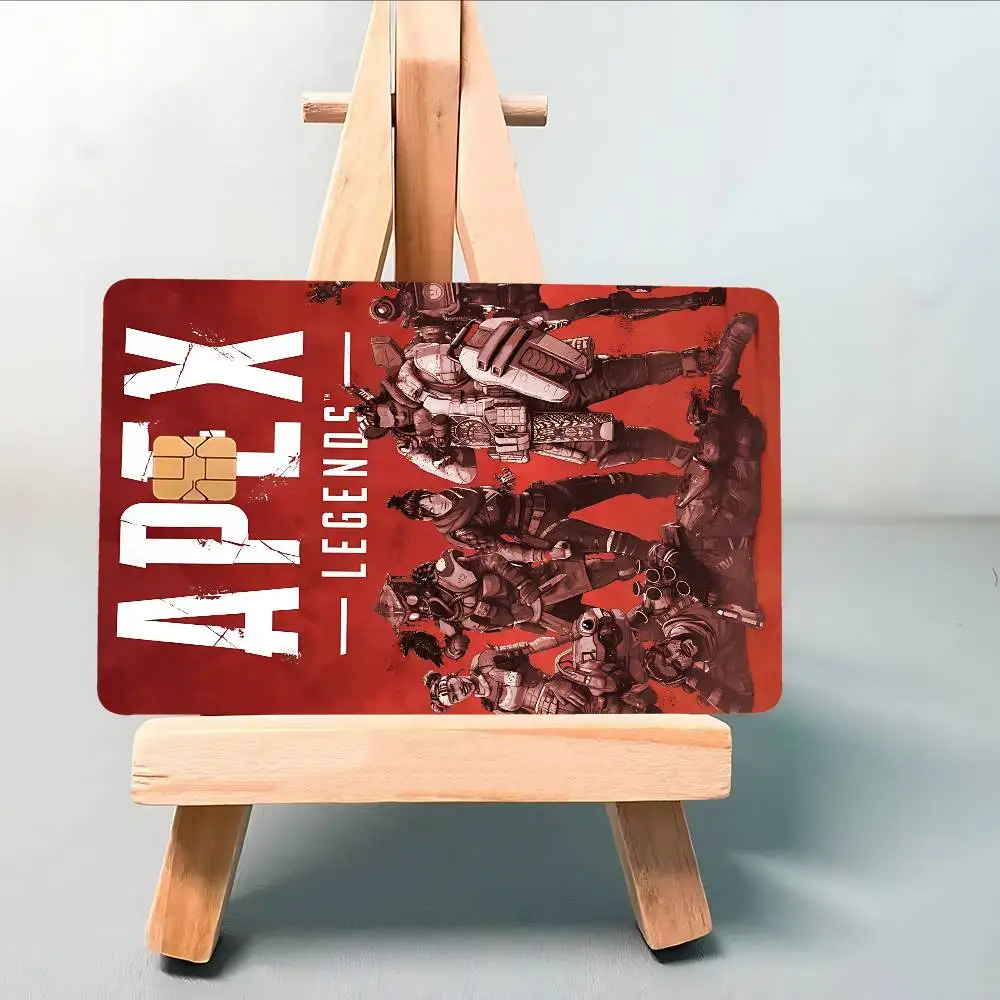 غطاء جلدي لفيلم ملصق Apex Legends Anime لبطاقة الائتمان وبطاقة الخصم البنك الأمامية #2