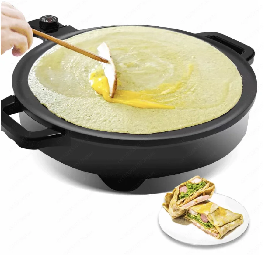 Commercial Electric Frying Pan Non-stick Pan Electric Baking Pan Household Pancake Machine Round