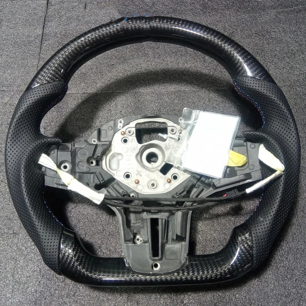 

For BMW M3 G80 M4 G82 M5 F90 M8 X3M X4M X5M X6M F97 F95 F96 G20 G30 G22 G01 G02 G05 G06 Heated Real Carbon Fiber Steering Wheel