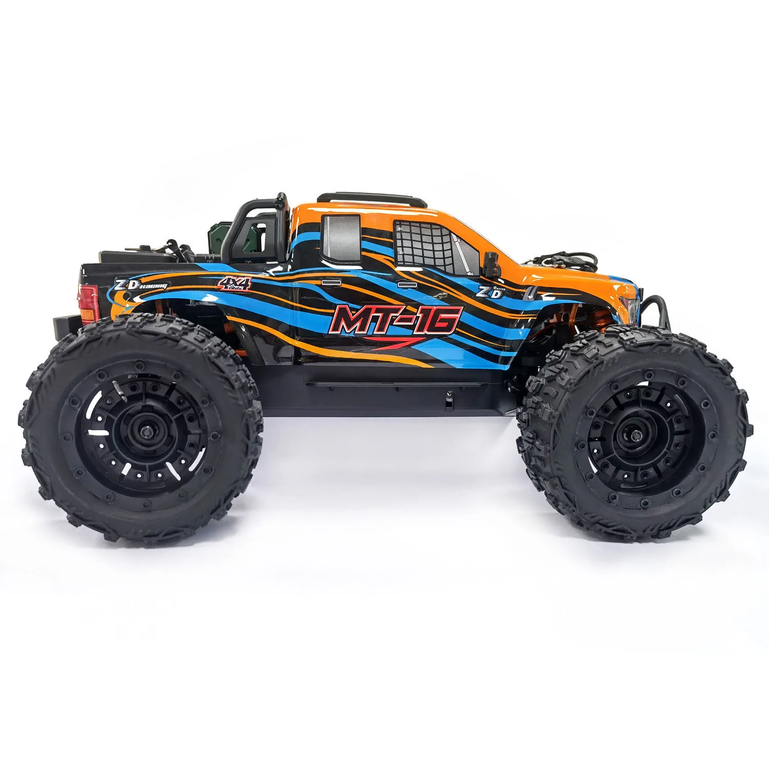 1/16 ZD Racing MT16 RC Monster Truck 4x4 Afstandsbediening Terreinwagen 2845 Borstelloze Motor 35A ESC Batterij RTR Model Auto