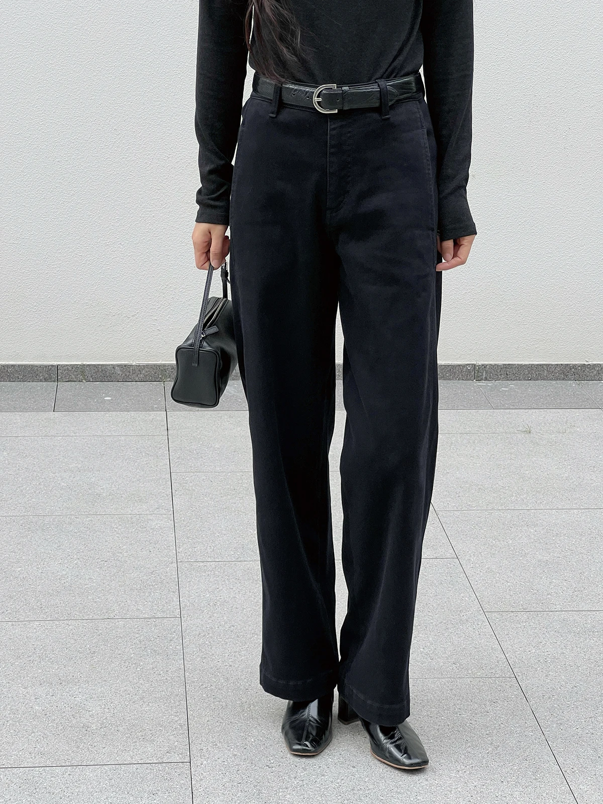 

Джинсы YUMISOME в японском стиле, свободного кроя, с эффектом утягивания, прямые, длинные брюки для женщин