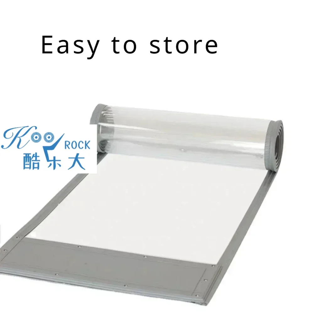 2.2M Transparent windproof and warm, Length PVC magnetic self priming soft door curtain,  household shopping malls curtain